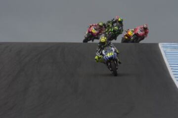 Valentino Rossi a la cabeza. 