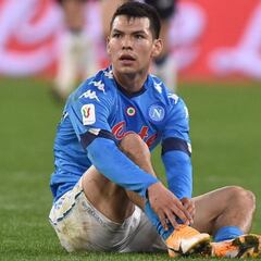Hirving Lozano jugó 21 minutos en la victoria del Napoli