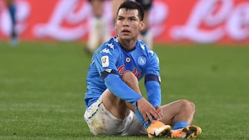 Hirving Lozano jugó 21 minutos en la victoria del Napoli