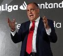 Tebas insiste en el peligro de la nueva 'Ley Beckham' en Italia