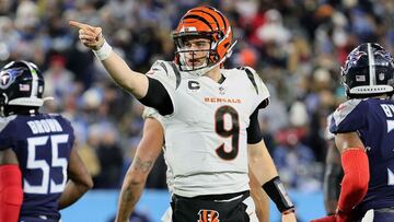 Los Bengals le interceptaron tres pases a Ryan Tannehill y pudieron vencer a los Titans pese a las nueve capturas de quarterback que sufri&oacute; Joe Burrow.