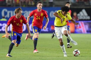 Las mejores imágenes del amistoso España vs Colombia