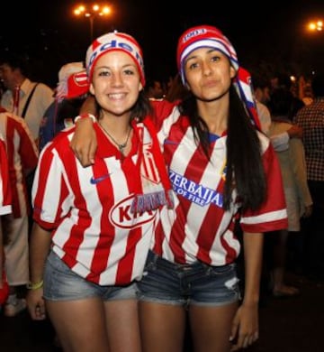 La celebración en la plaza de Neptuno