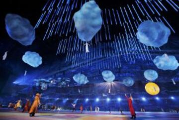 Ceremonia de clausura de los Juego Olímpicos de Invierno de Sochi 2014.