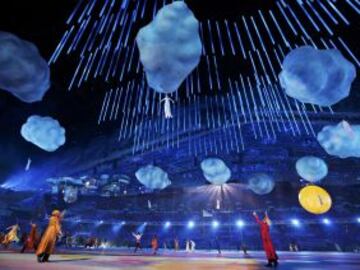 Ceremonia de clausura de los Juego Olímpicos de Invierno de Sochi 2014.