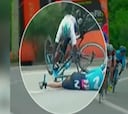 Así fue la caída de Egan Bernal en la Vuelta a Cataluña