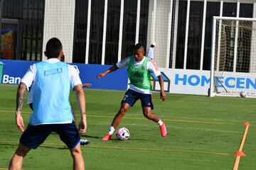 Los jugadores de la Liga BetPlay tuvieron su último entrenamiento con la Selección Colombia en la Sede Deportiva de la FCF en Barranquilla.