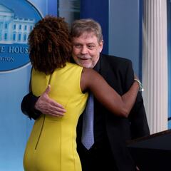 Why did Mark Hamill call President Biden “Joe-B-Wan Kenobi” in the White House?