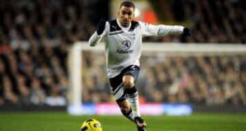 3&deg; Aaron Lennon sorprende con su rapidez: 33.8 km/h.