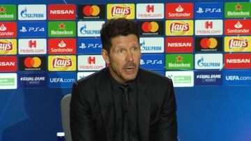 Rueda de prensa de Simeone