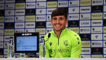 Pablo Marín sonríe en Zubieta.