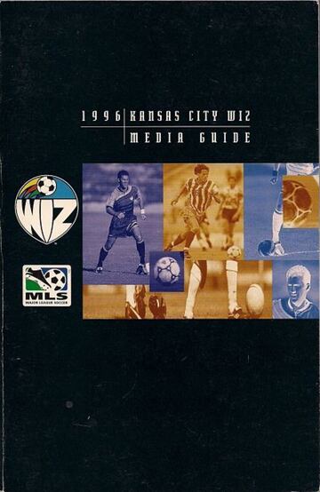 Guía de prensa inaugural del Kansas City Wiz, 1996. 