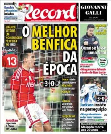 Portadas de la prensa deportiva