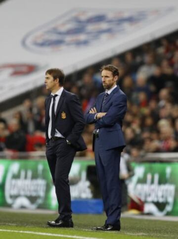 Gareth Southgate y Julen Lopetegui.