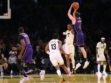 Dalton Knecht #4. (Photo by Harry How/Getty Images) (Photo by Harry How / GETTY IMAGES NORTH AMERICA / Getty Images via AFP)