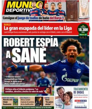 Portadas de la prensa mundial