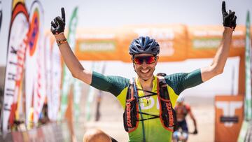 Maratoniano Zubero en la Titan Desert