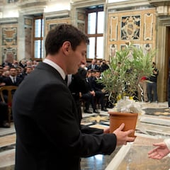 La despedida de Messi al Papa: “Te vamos a extrañar”