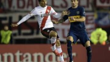 En cinco meses, el atacante colombiano ha marcado cuatro goles con River Plate. Se espera su reaparición ante Cruzeiro.