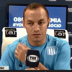 Díaz recordó el choque de Vidal en la Copa América 2015