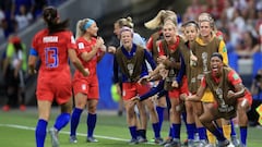 Alex Morgan and the USWNT winners at ESPYS awards