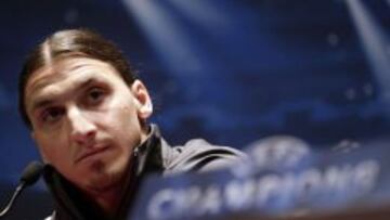 Ibrahimovic, en conferencia de prensa.
