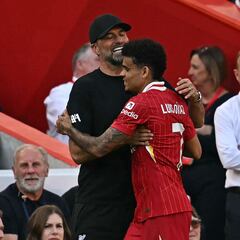 Luis Díaz, activo en despedida de Jürgen Klopp