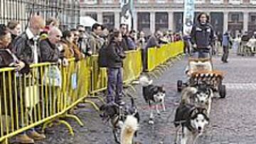 <b>PISTA URBANA. </b>Pirena hizo una exhibición en Madrid.