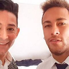 La particular relación entre Neymar y su peluquero