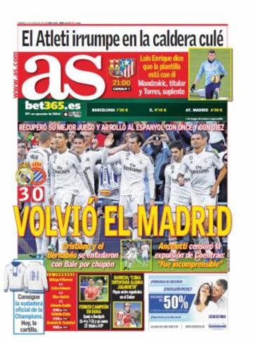 Las portadas de AS de enero