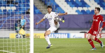 2-0. Marco Asensio marcó el segundo gol.