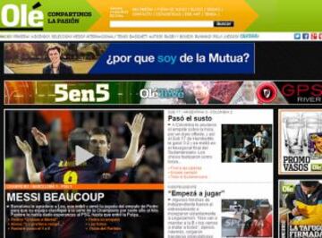 Portadas de la prensa extranjera