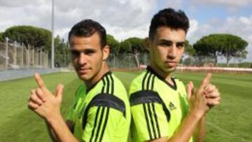 Sandro y Munir, la delantera ante Serbia.