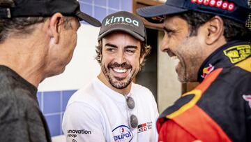 Al Attiyah: “Fernando Alonso puede ganar el Dakar”