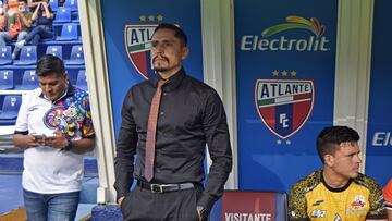 Jorge Manrique durante un partido con los Alebrijes de Oaxaca en contra del Atlante.