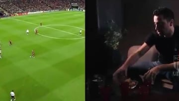 Xavi explica con vasos la táctica de Pep para ganar la Champions 2011