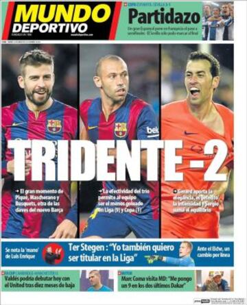 Portadas de la prensa deportiva