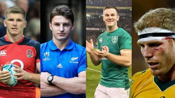 Barrett, Farrell, Sexton... los Ases a seguir del Mundial de rugby