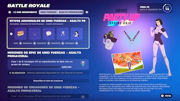 fortnite invencible invincible nueva skin duplikate dupli kate evento unid fuerzas asalto primaveral