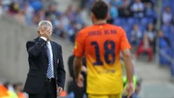 El entrenador del Espanyol, Javier Aguirre.