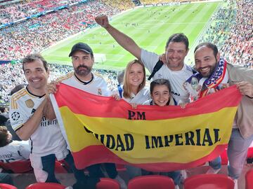 Euforia en las pe?as madridistas con la 15