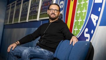 Bordal&aacute;s, posando para AS en el interior del Coliseum.