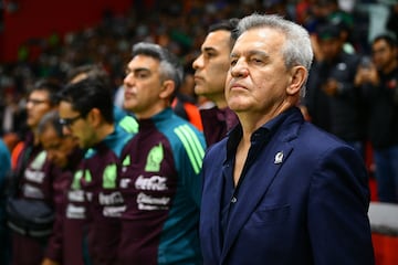    Javier Aguirre of Mexico during the Quarterfinals second leg match between Mexican National Team (Mexico) and Honduras as part of the Concacaf Nations League 2024-2025 at Nemesio Diez Stadium on November 19, 2024 in Toluca, Estado de Mexico, Mexico.