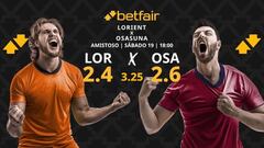 FC Lorient vs. CA Osasuna: horario, dónde ver y pronósticos
