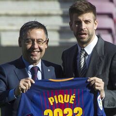 Bartomeu sobre Piqué: "No será su última renovación"