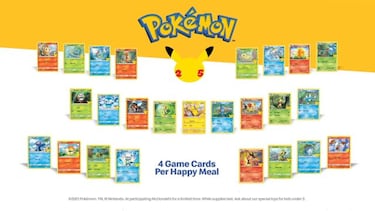 Cartas Pokémon: McDonald’s UK restringirá la venta de los Happy Meal por especulación
