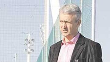 <b>DIO LA CARA. </b>Floro se explicó sobre la debacle de Zaragoza.