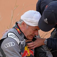 Sainz se rompe dos vértebras y dice ‘hasta luego’ a la competición