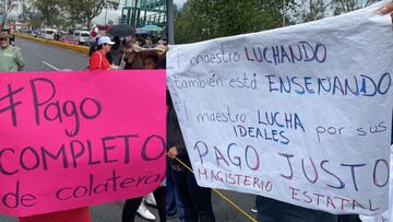 Bloqueo de maestros en Edomex: ¿cuáles son sus exigencias y qué autopistas siguen cerradas?