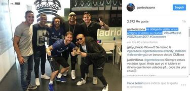 El vestuario del Madrid se movió hoy a ritmo de reguetón